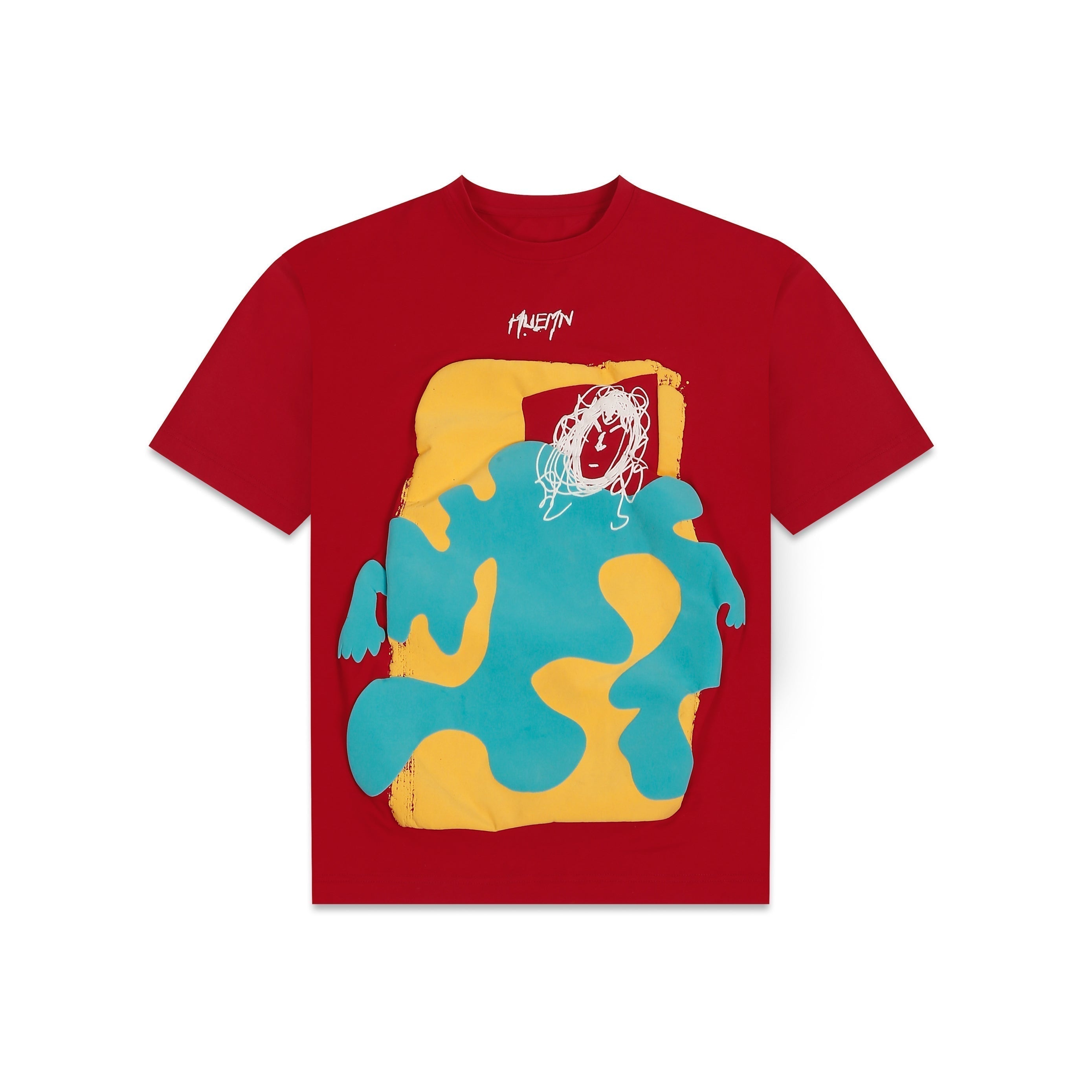 Doodle man t-shirt - Red