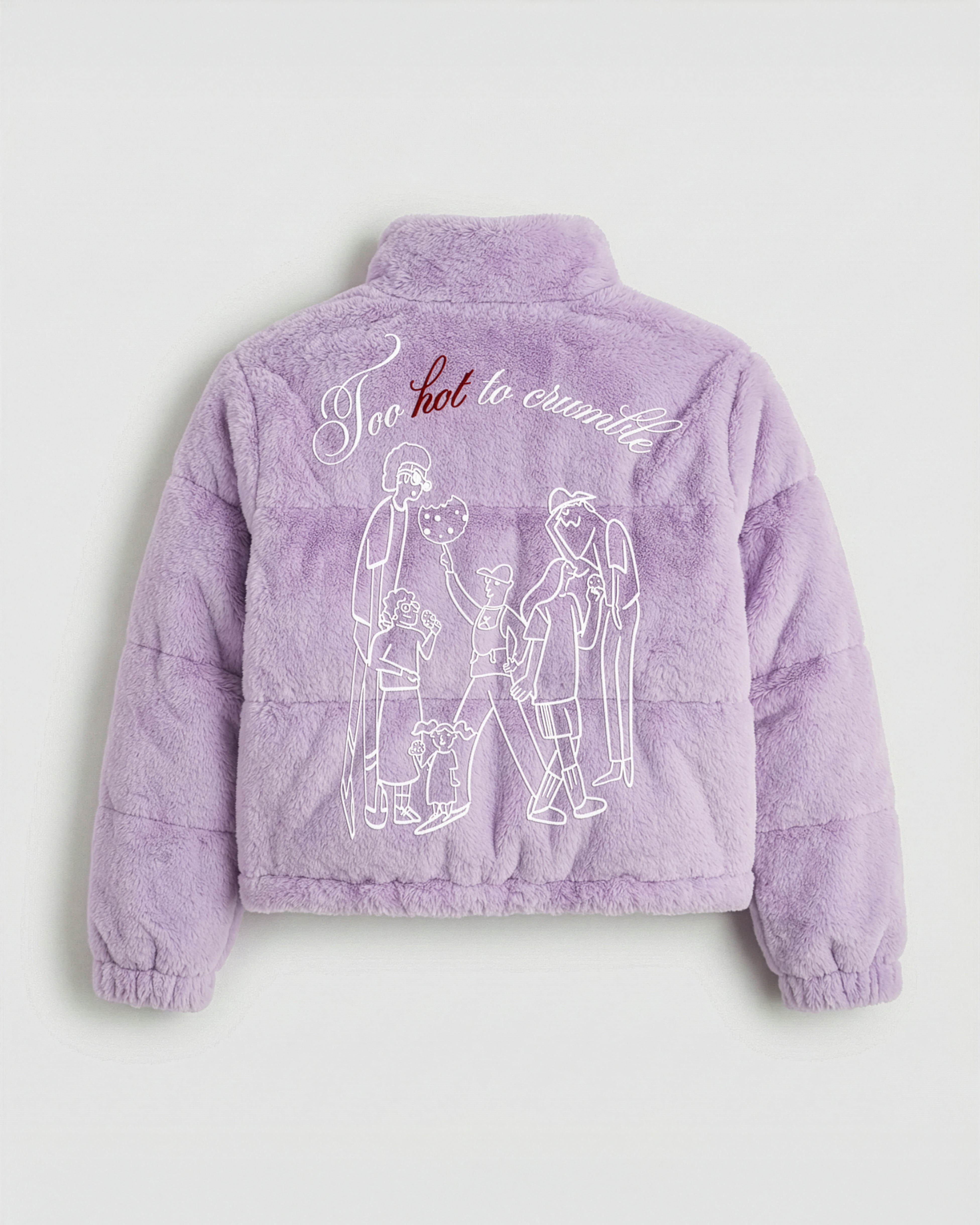 Cushion Cookie Puff Jacket | Lavender