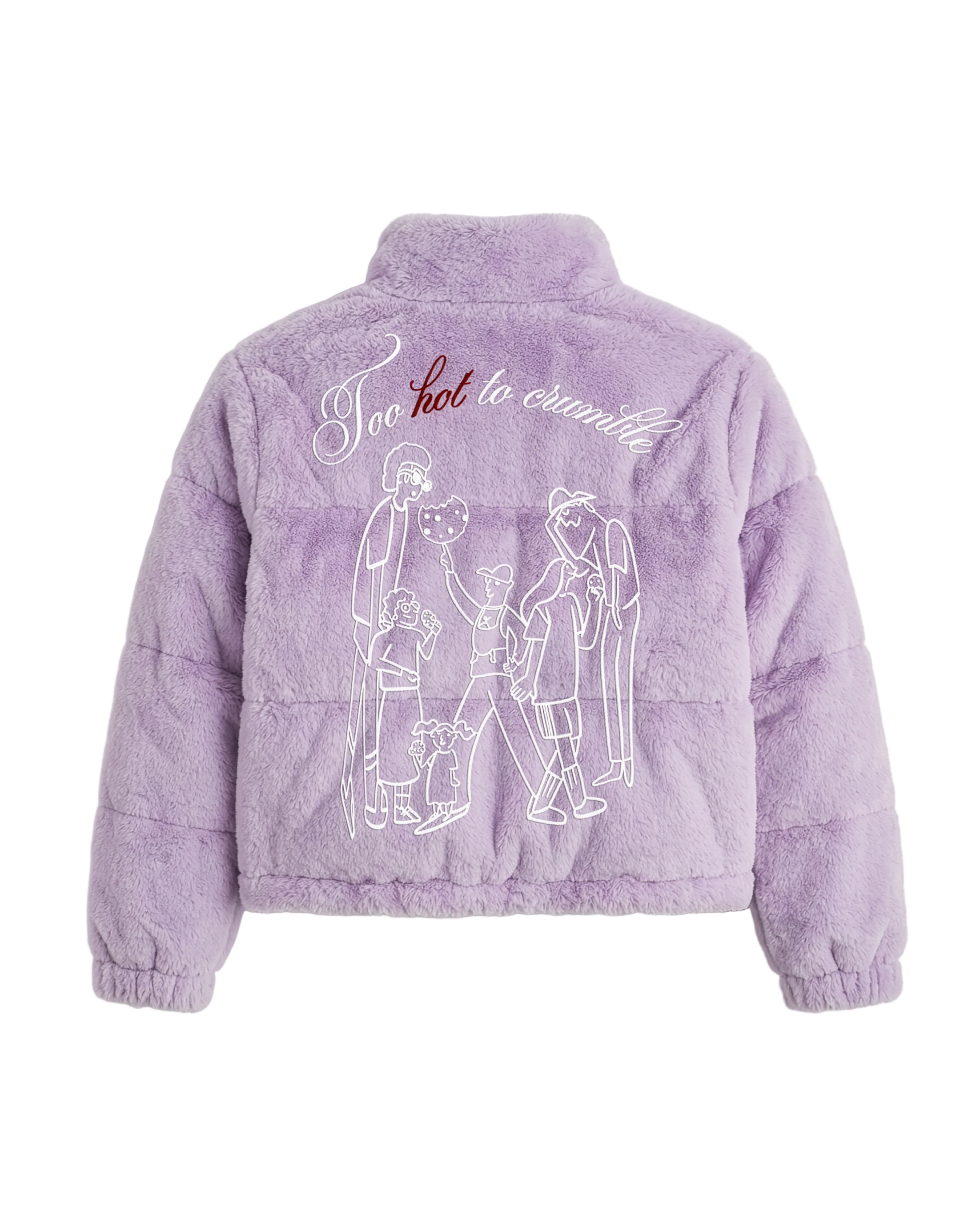 Cushion Cookie Puff Jacket | Lavender