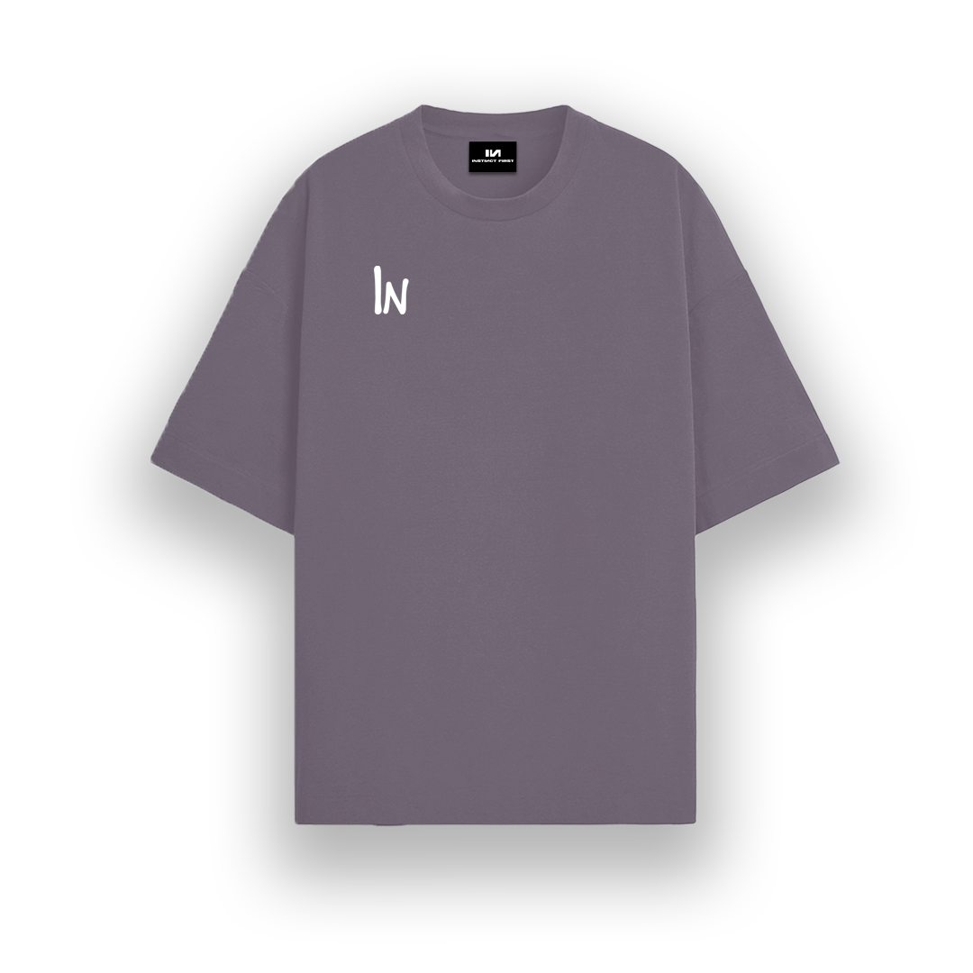 Let there be art - Oversized T-shirt -(Grey)