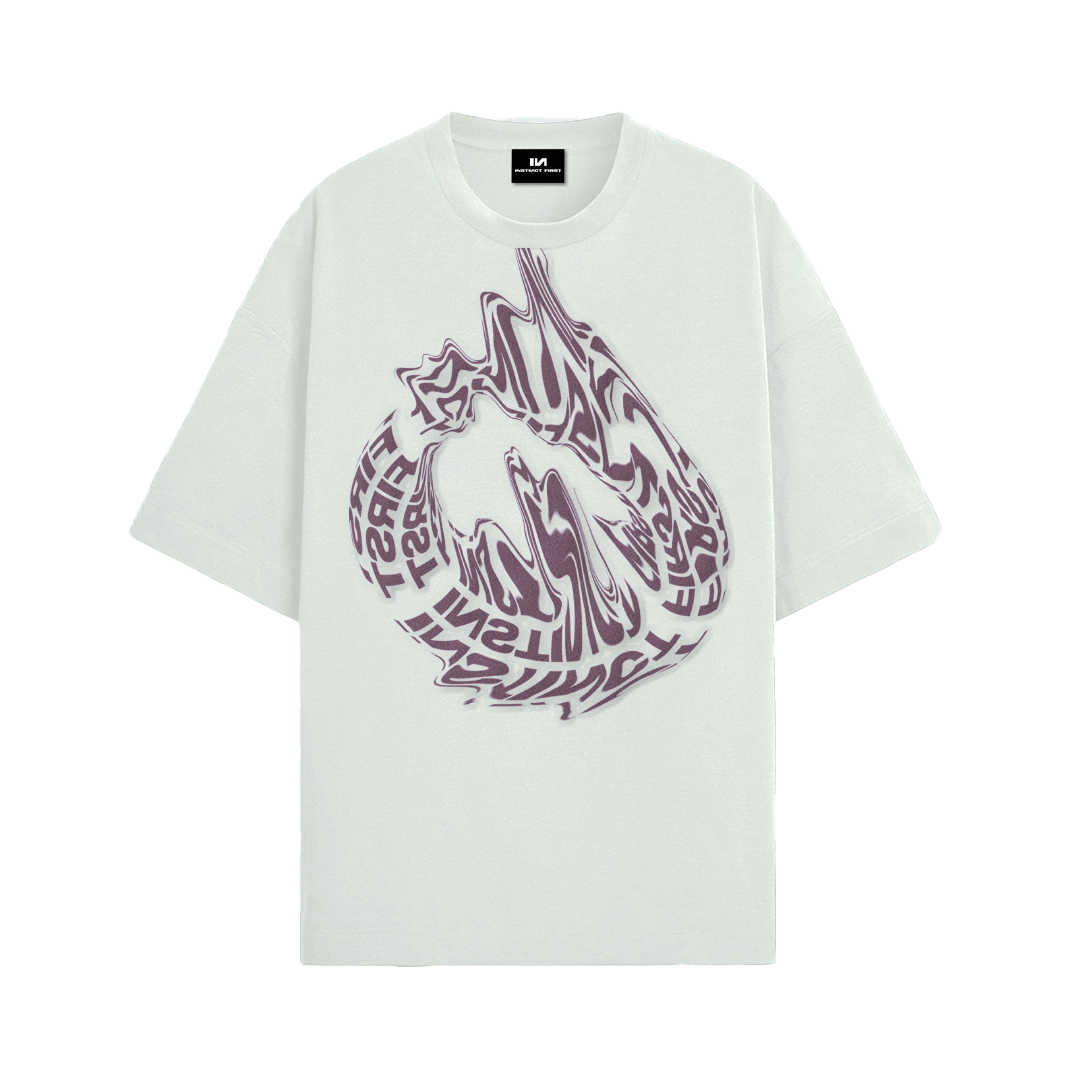 Liquidity Oversized T-Shirt - (Stone)