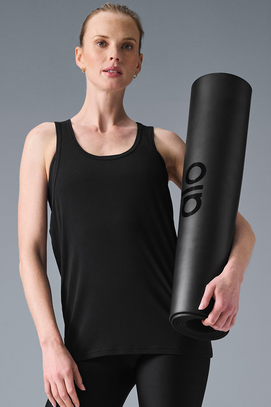 alo Everyday Modal Rib Tank - Black