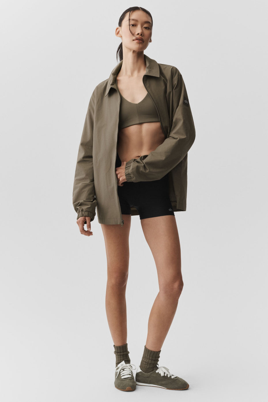 alo Torrent Overshirt - Olive Tree