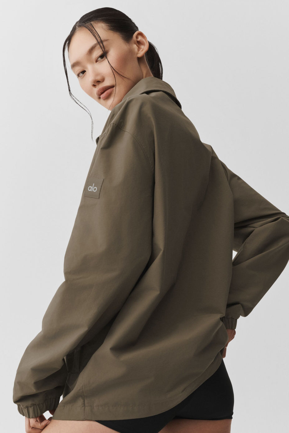 alo Torrent Overshirt - Olive Tree