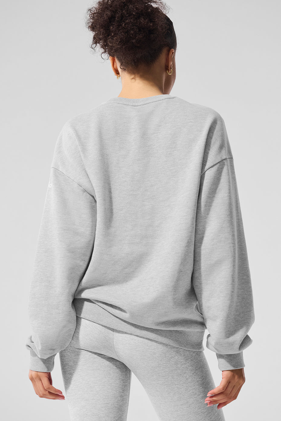 alo Chill Crew Neck Pullover - Athletic Heather Grey