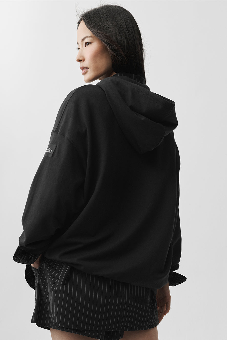alo Double Take Hoodie - Black