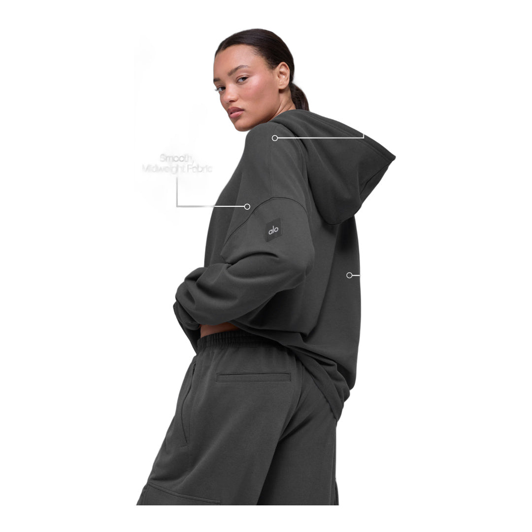 alo Double Take Hoodie - Anthracite