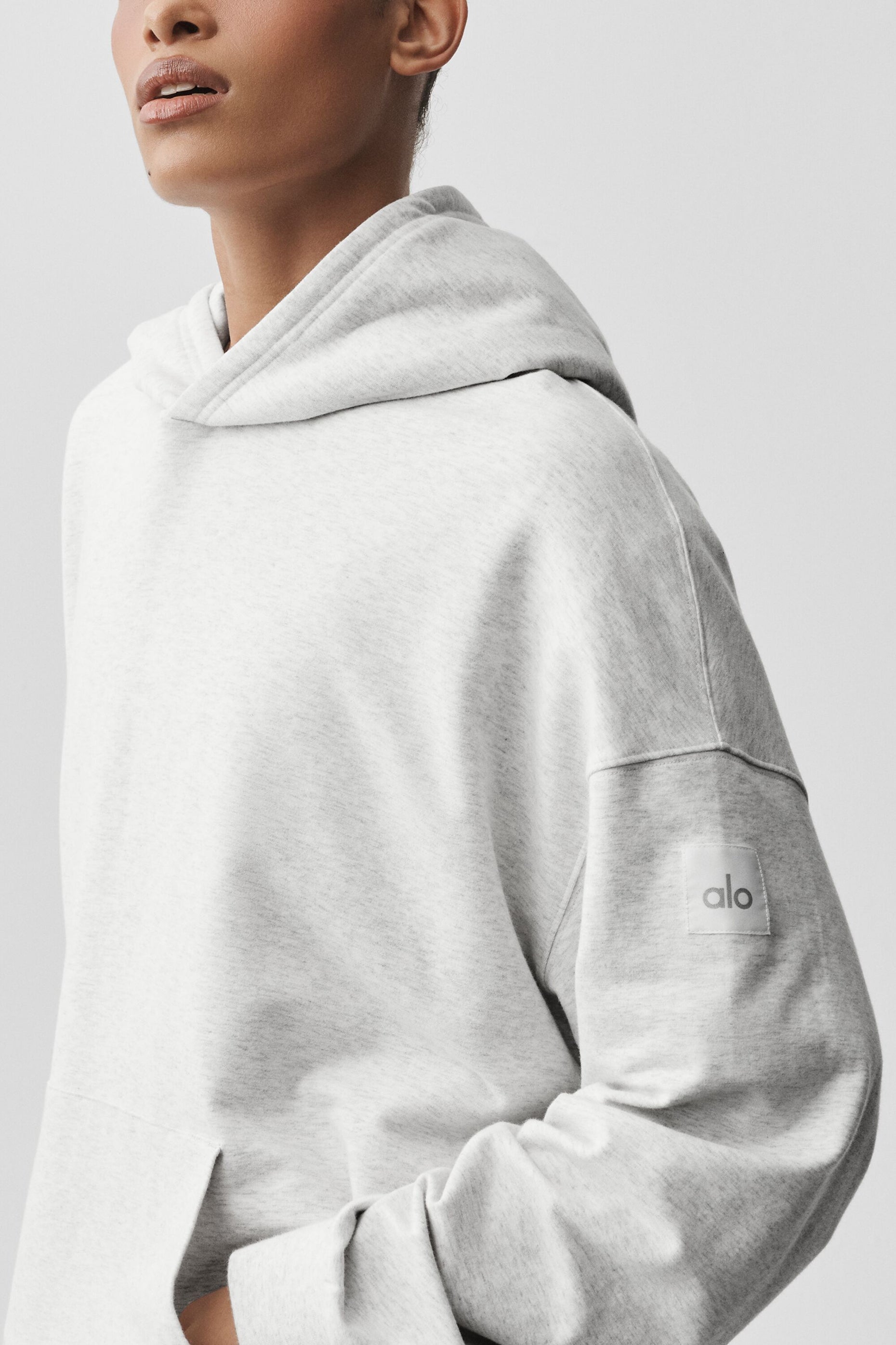 alo Double Take Hoodie - White Heather