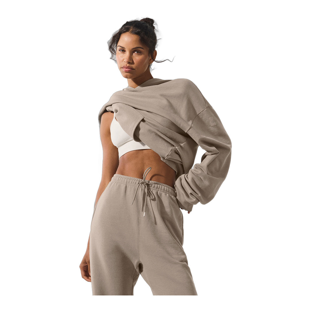 alo Chill Vintage Wash Hoodie - Gravel Wash