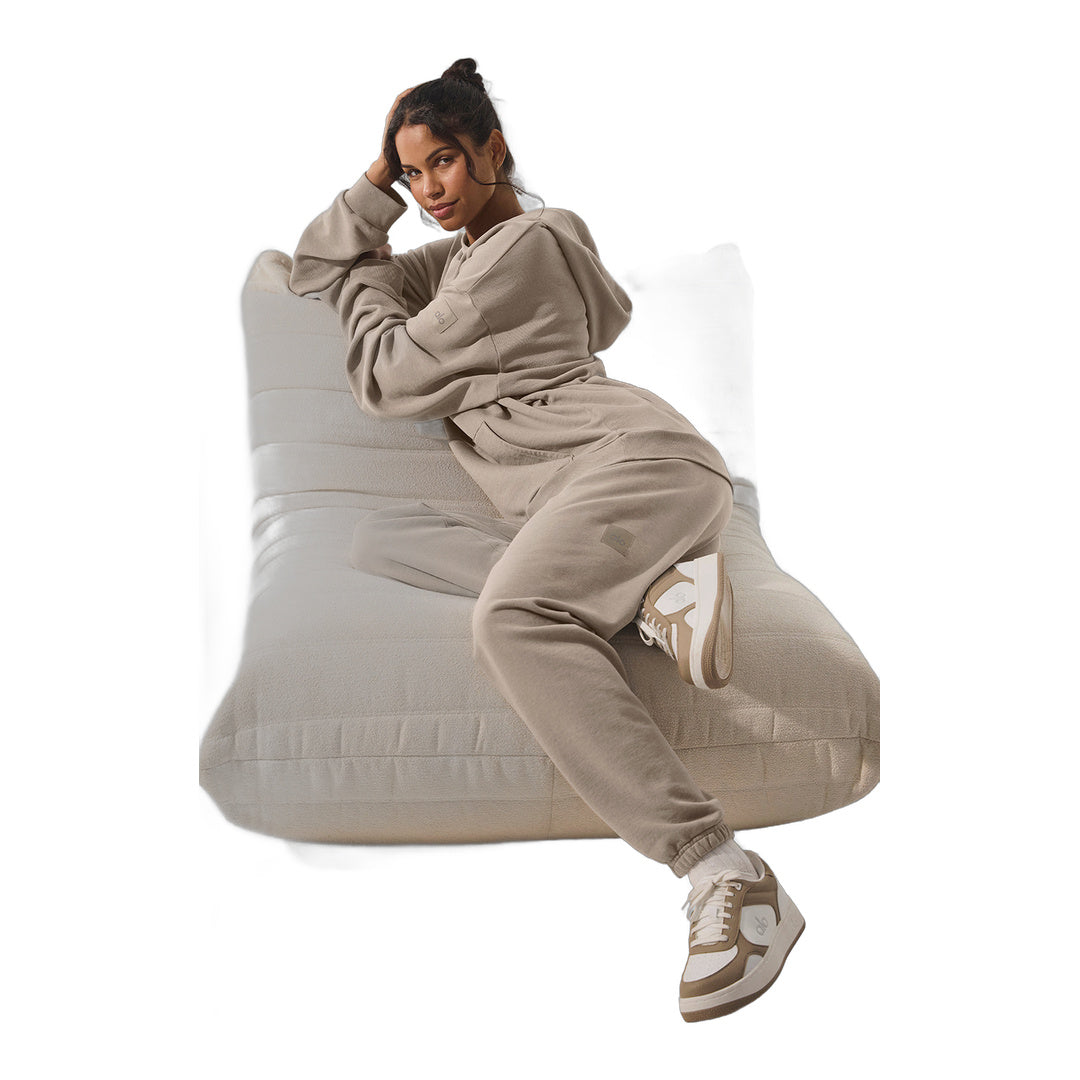 alo Chill Vintage Wash Hoodie - Gravel Wash