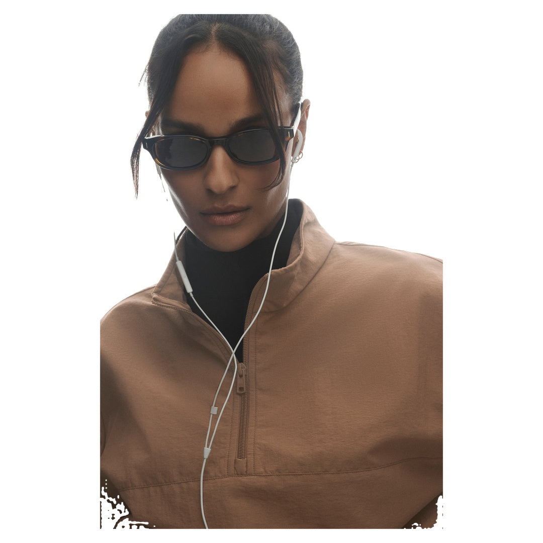 ALO Light Weight Takeaway Track Pullover - Java Brown