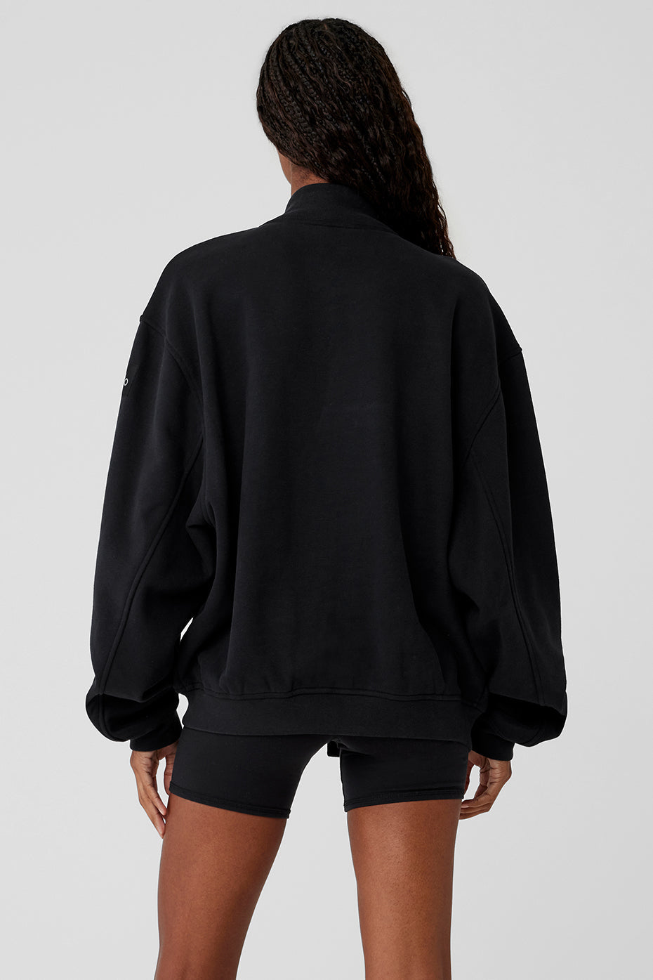 alo Renown Varsity Jacket - Black