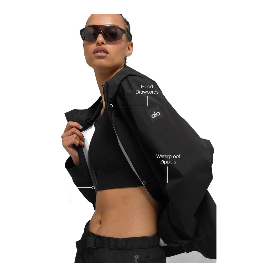alo Alpha Shell Jacket - Black