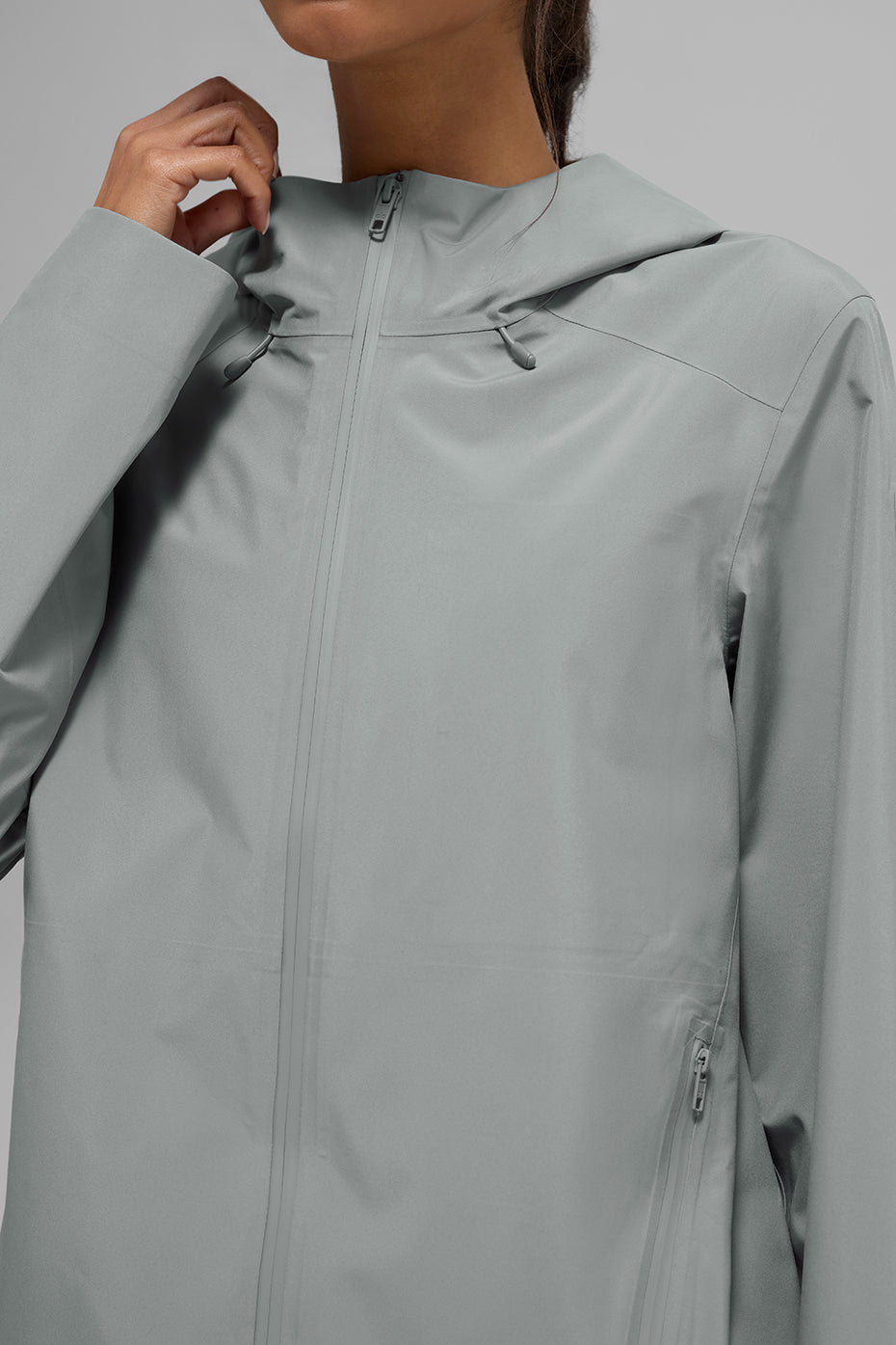 alo Alpha Shell Jacket - Lunar Grey