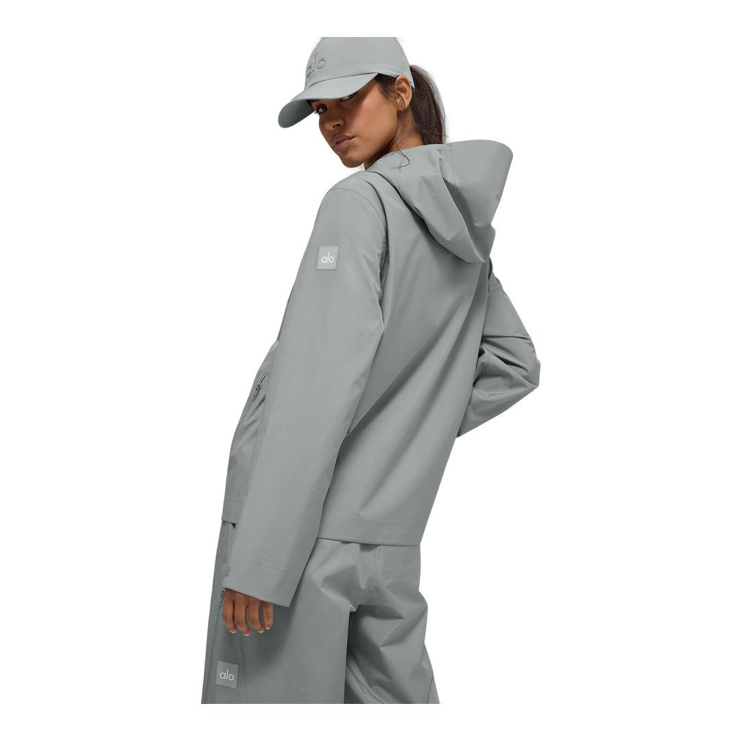 alo Alpha Shell Jacket - Lunar Grey