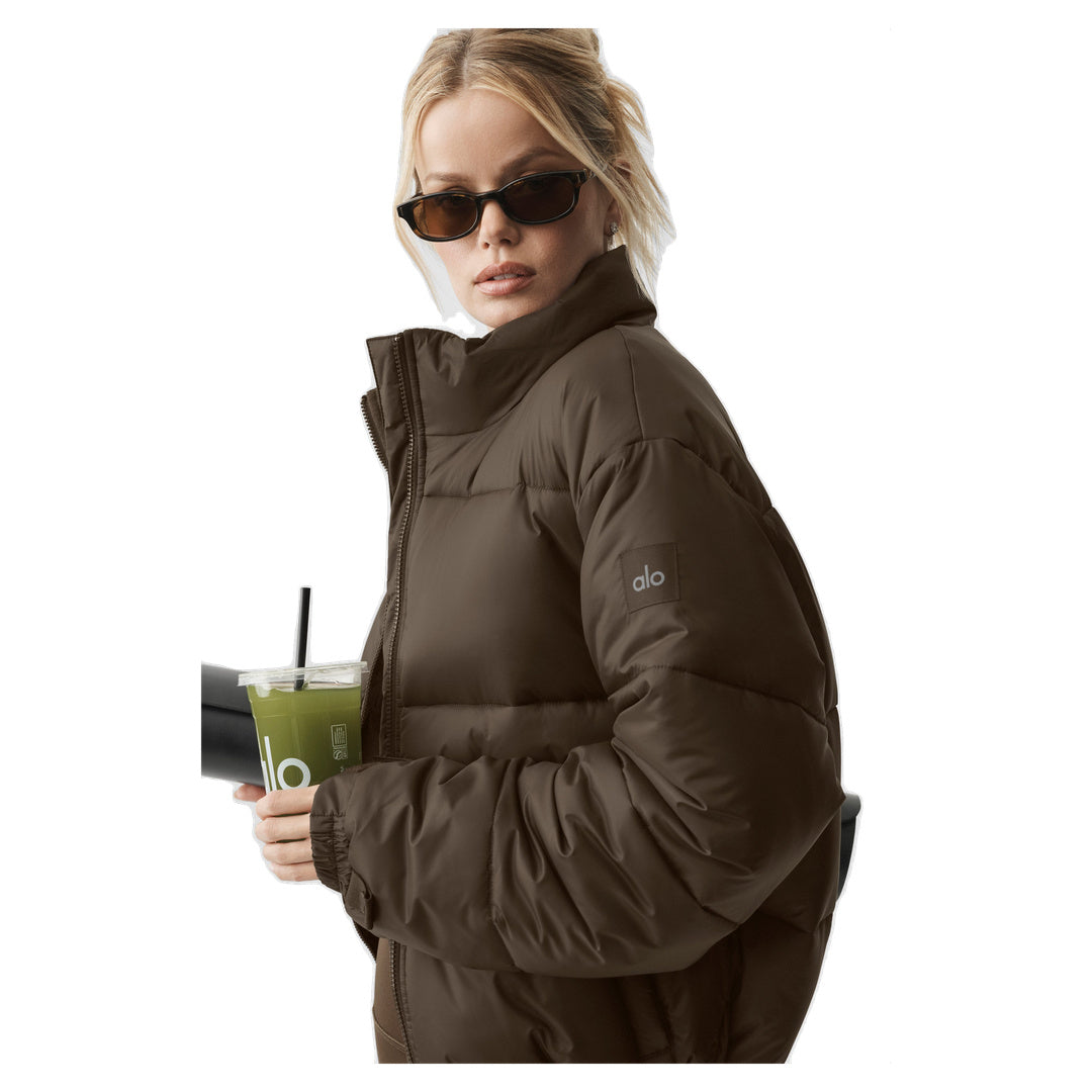 ALO Cold Front Puffer Jacket - Espresso