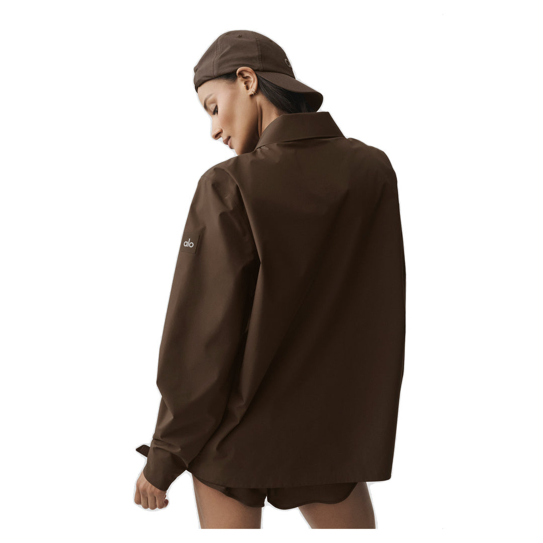 ALO Alpha Shell Overshirt - Espresso