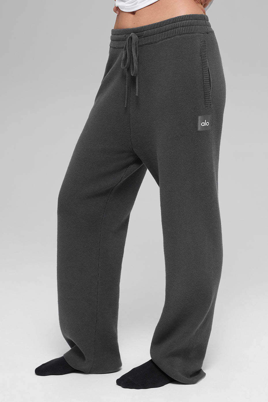 alo Scholar Straight Leg Sweatpant - Anthracite