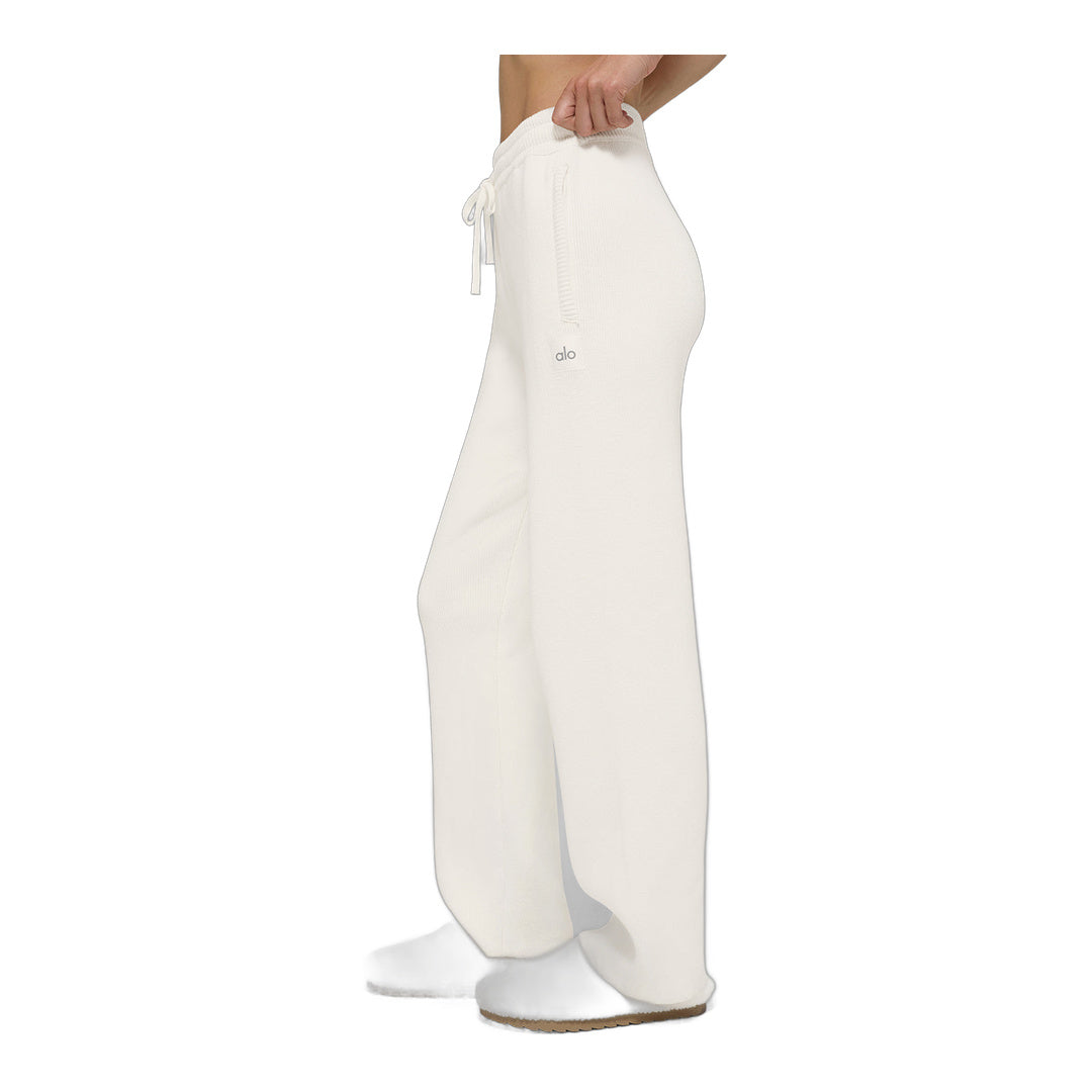 alo Scholar Straight Leg Sweatpant - Ivory