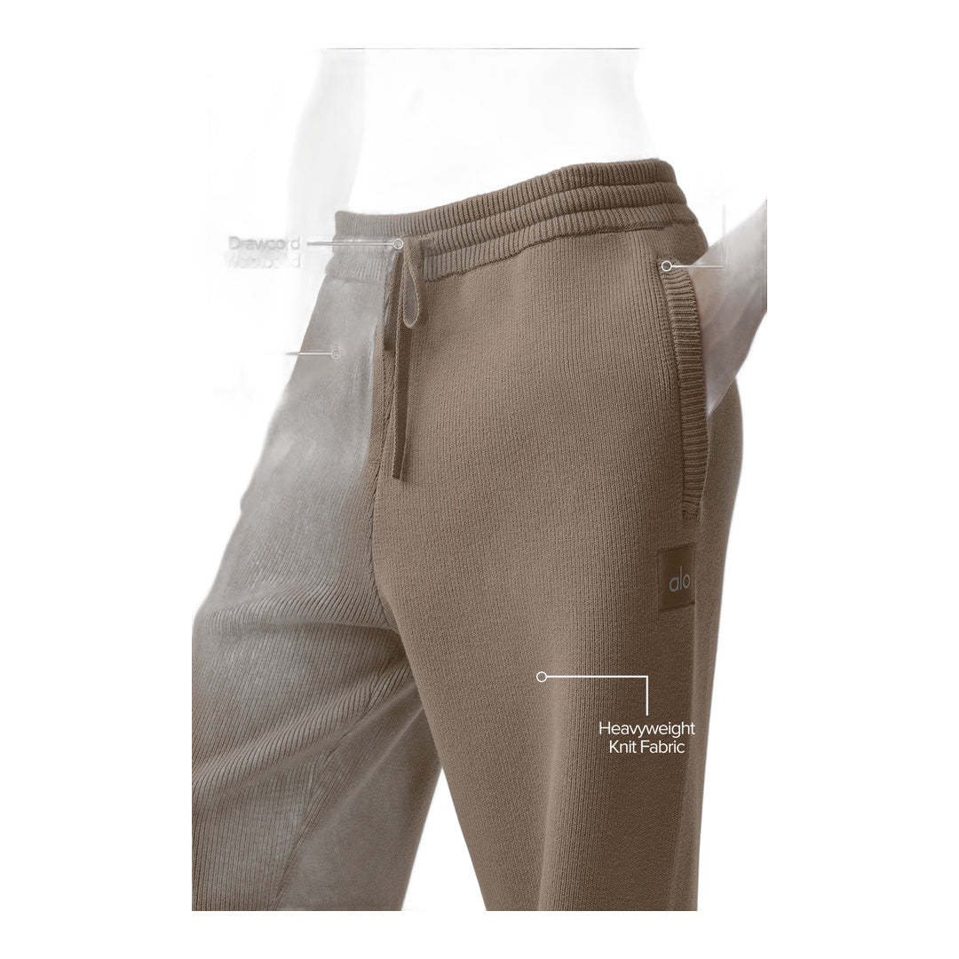 alo Scholar Straight Leg Sweatpant - Gravel