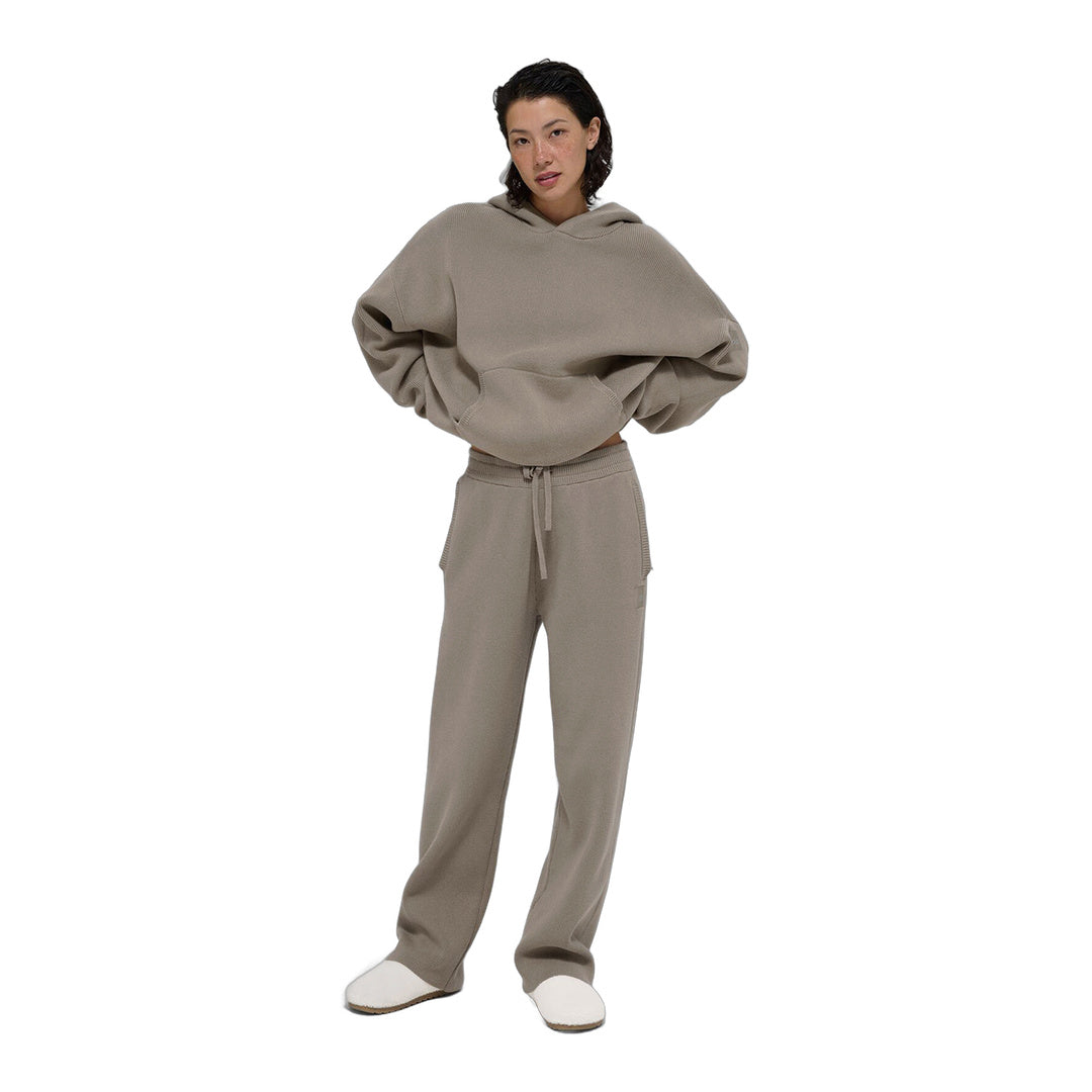 alo Scholar Straight Leg Sweatpant - Light Cocoa