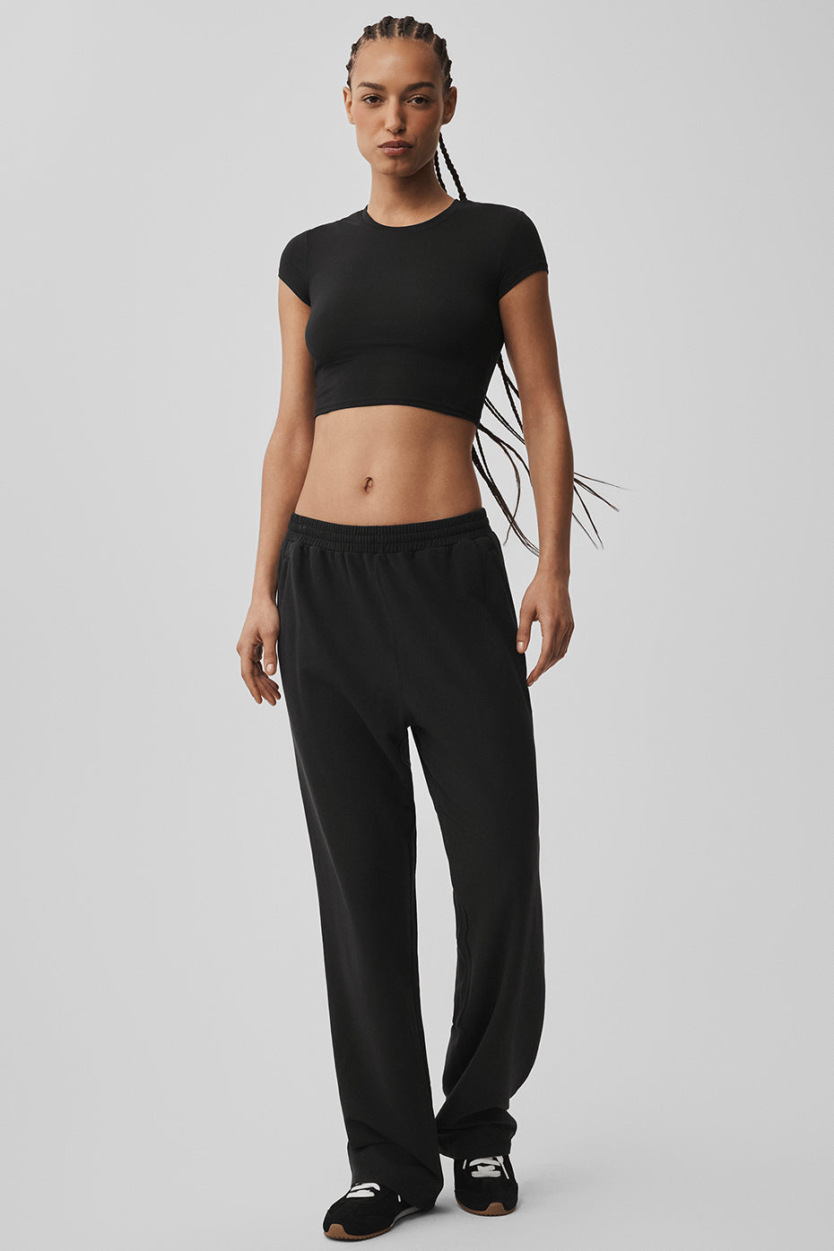 alo Double Take Straight Leg Pant - Black