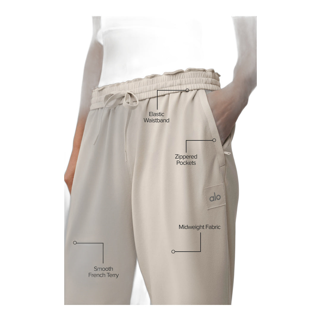 alo Double Take Straight Leg Pant - Bone