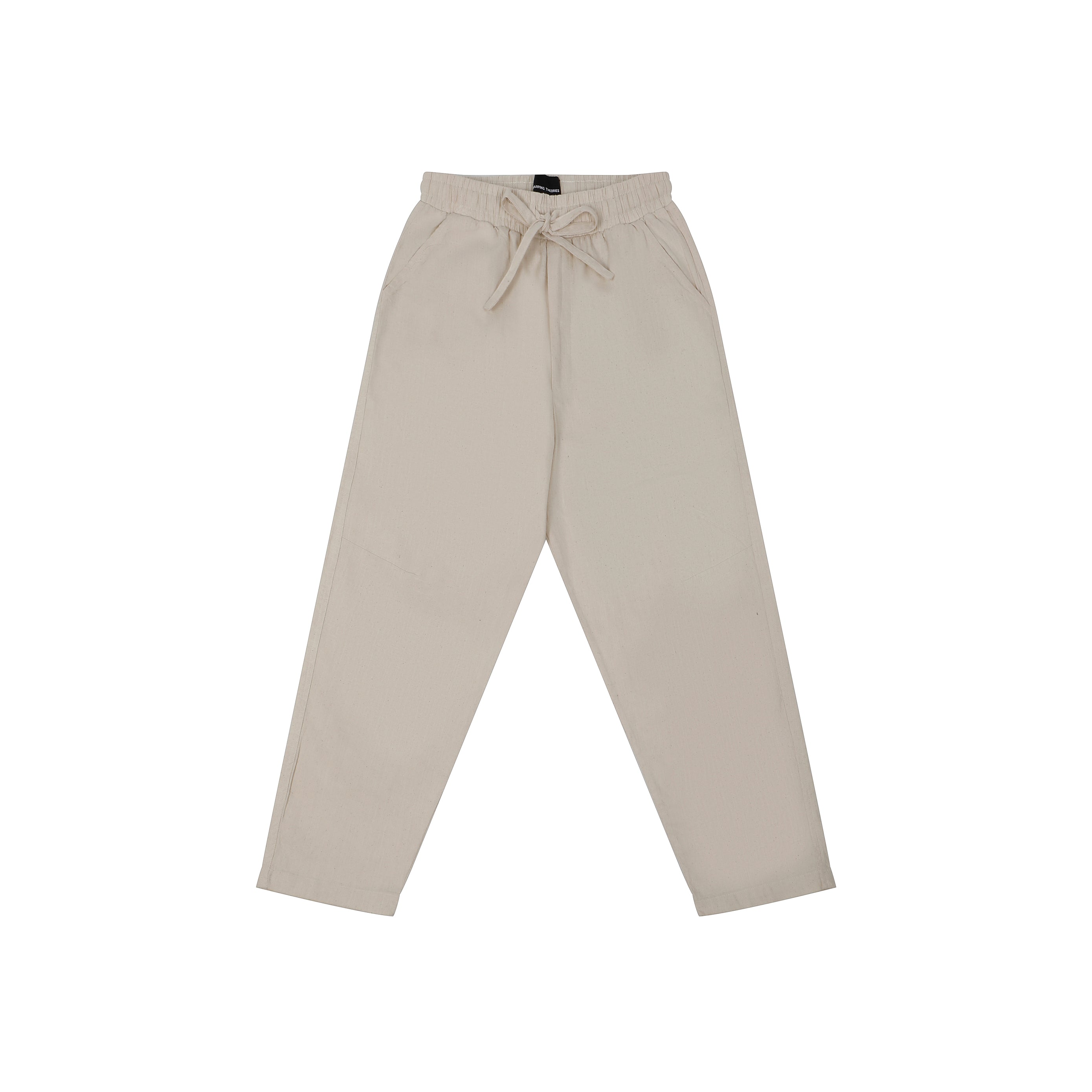CURVED COTTON PANTS