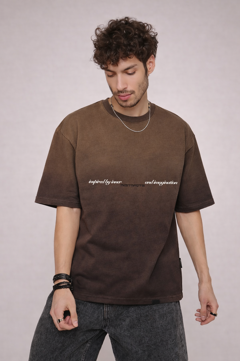 Inner Forces Oversized Tshirt (Mountain Brown)