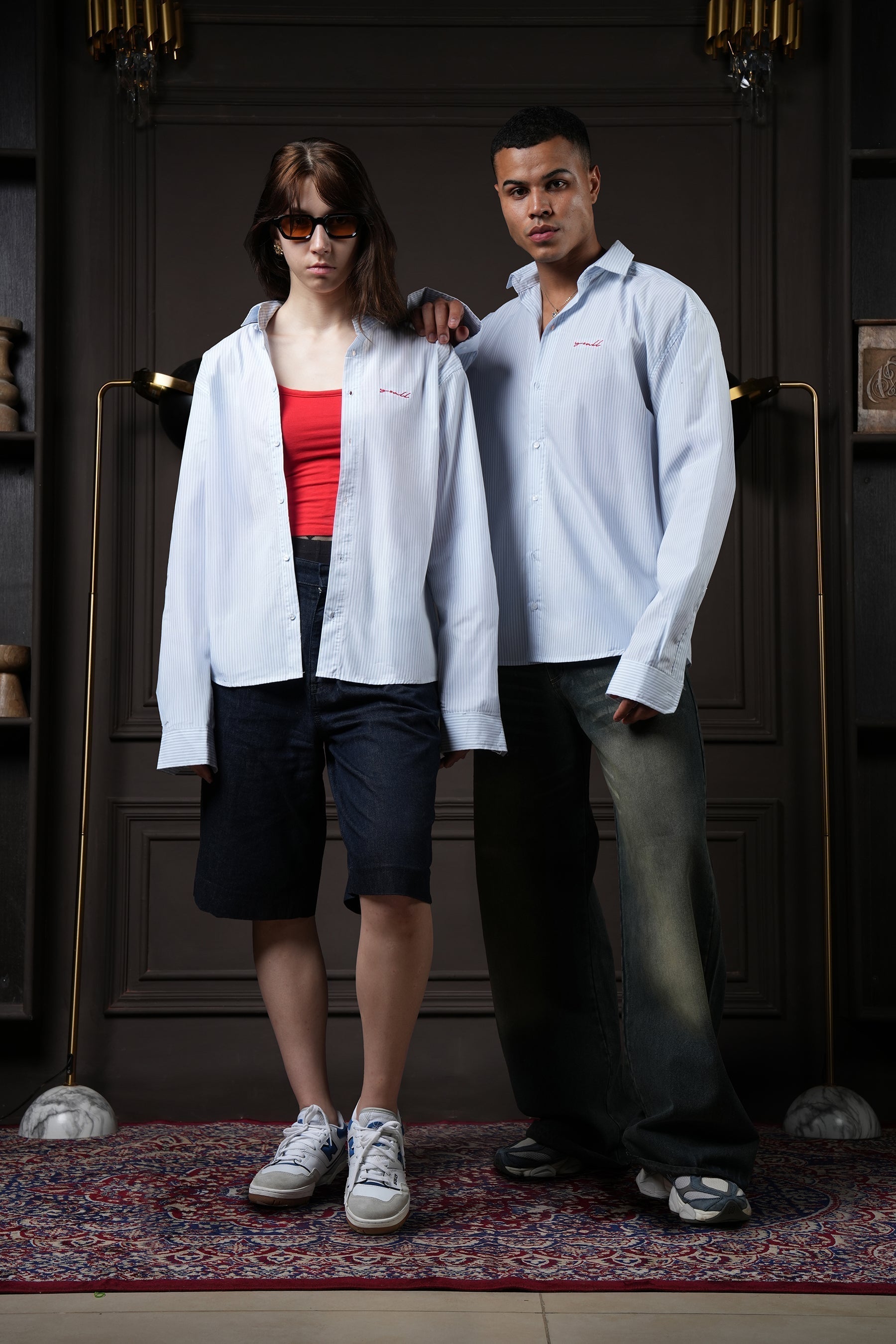 Still Line - Blue Pinstripe