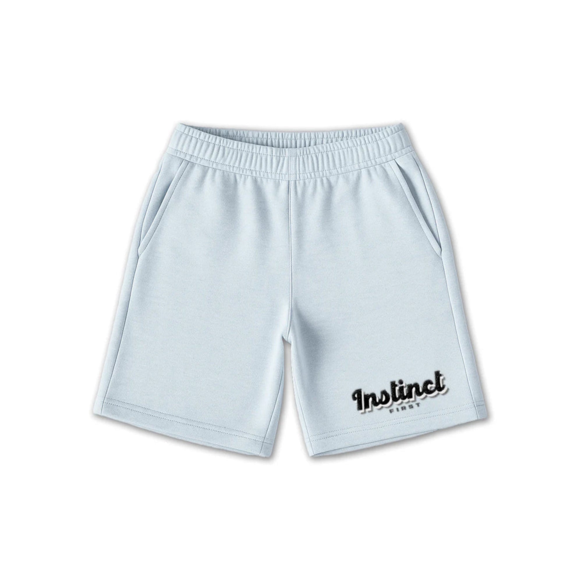 Retro Melange Blue - Oversized Shorts