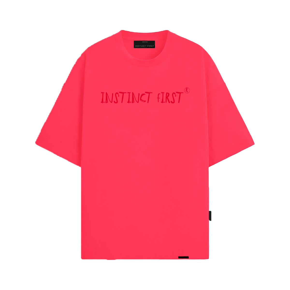 No Knight - Oversized T-shirt (Pink)