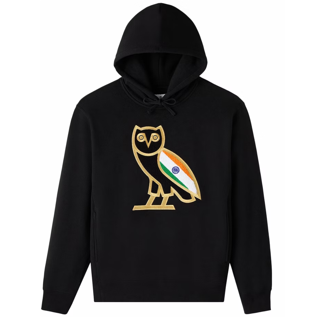 OVO India OG Owl Hoodie Black