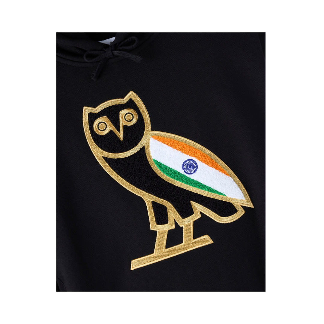 OVO India OG Owl Hoodie Black