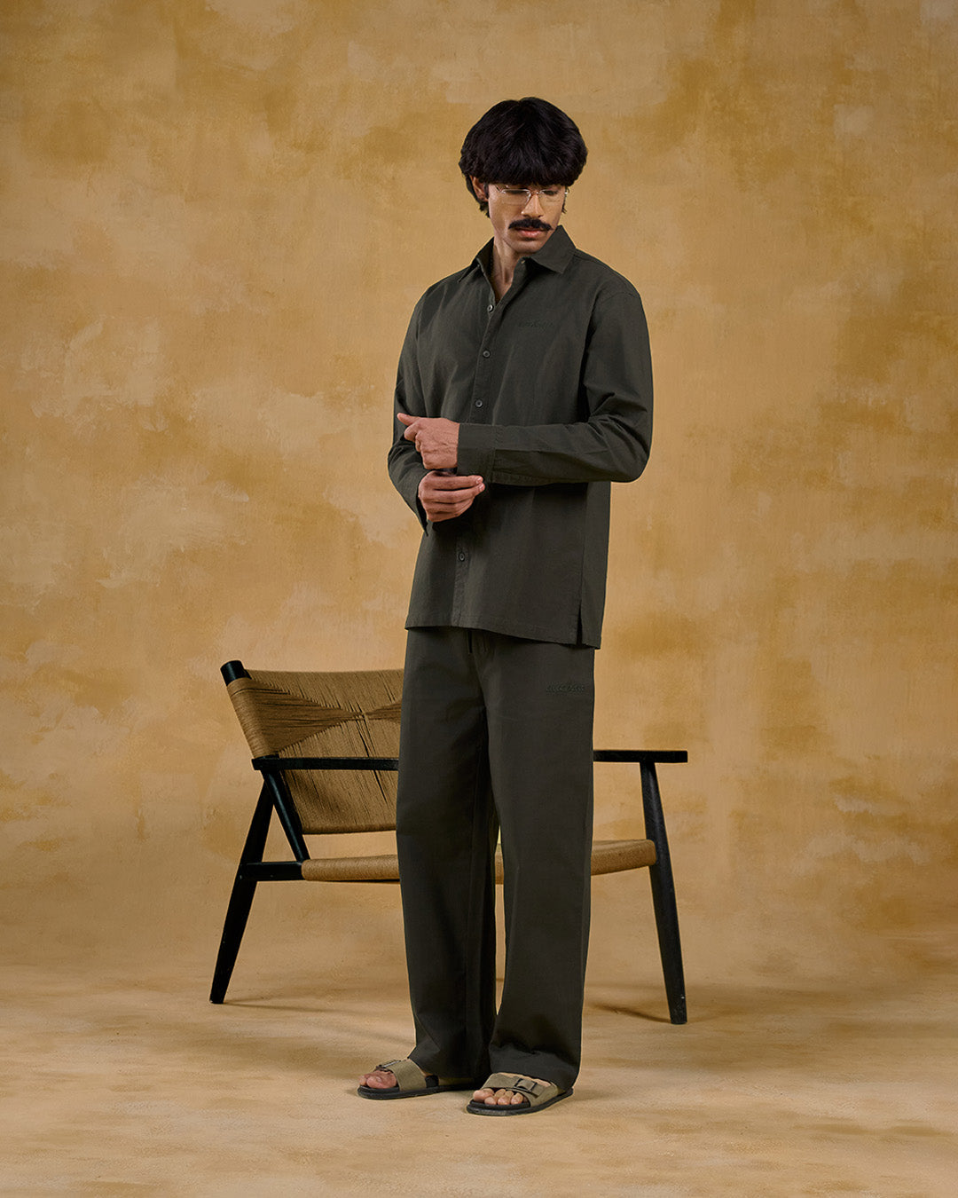 Co-ord Straight Pant Olive
