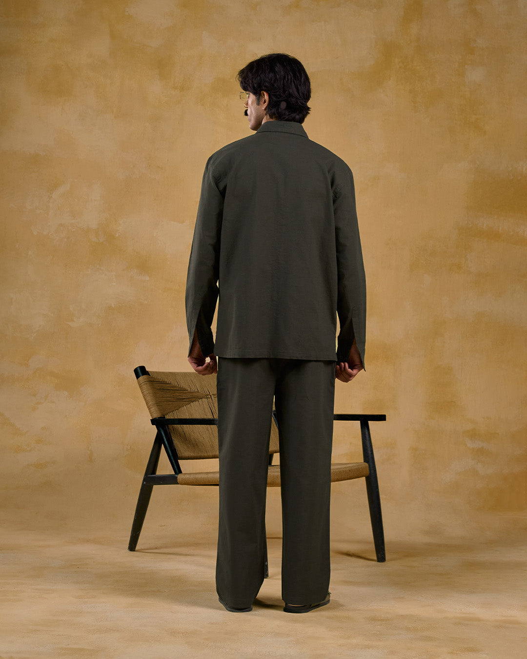 Co-ord Straight Pant Olive