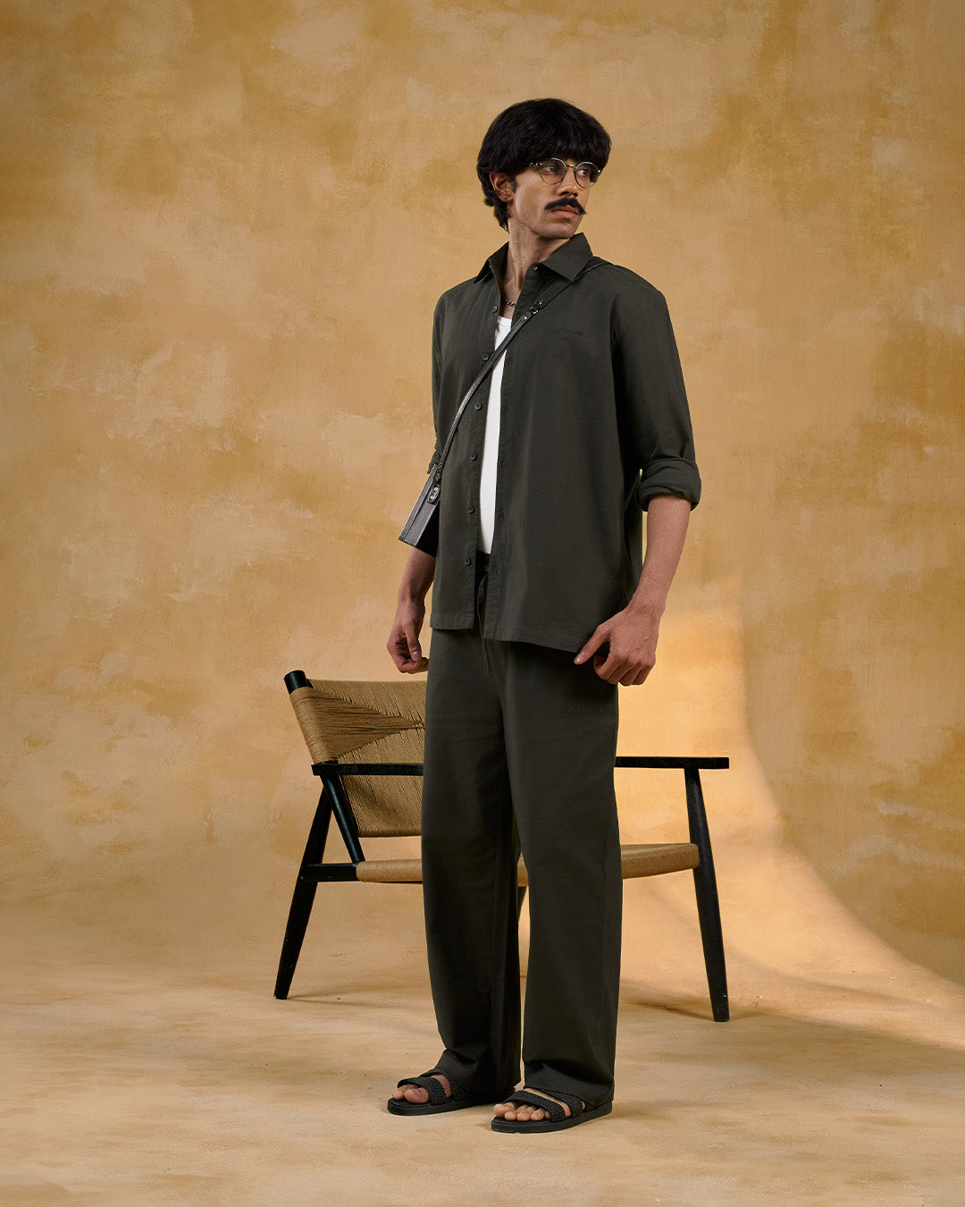 Co-ord Straight Pant Olive