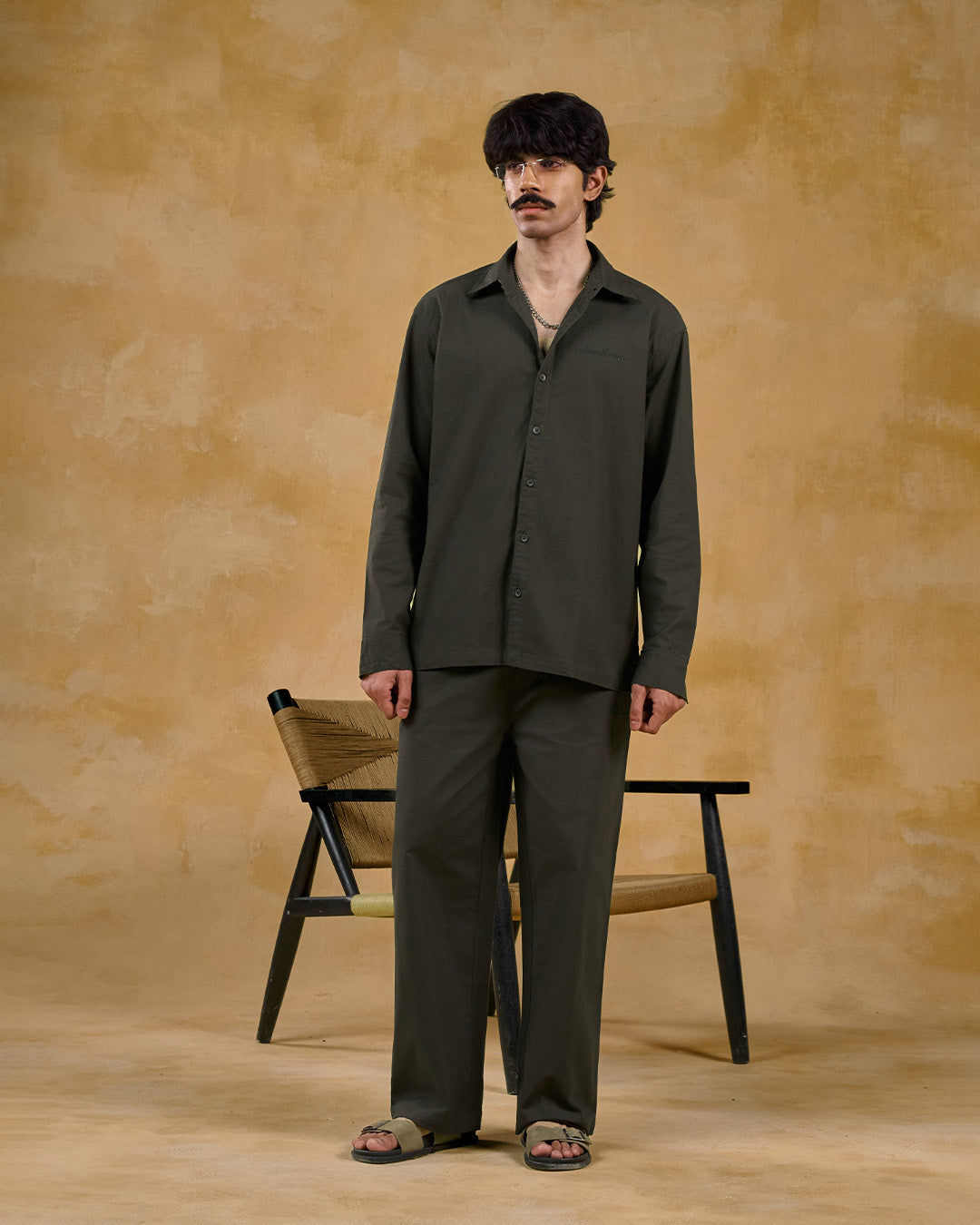 Co-ord Straight Pant Olive