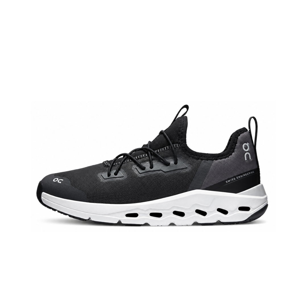 On Running Cloudleap Kids Black White