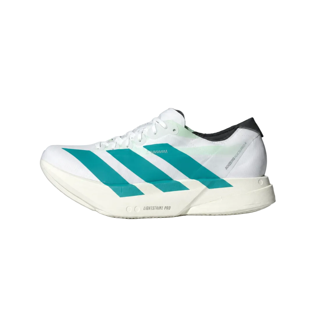 adidas Adizero Adios Pro 4 White Pulse Teal