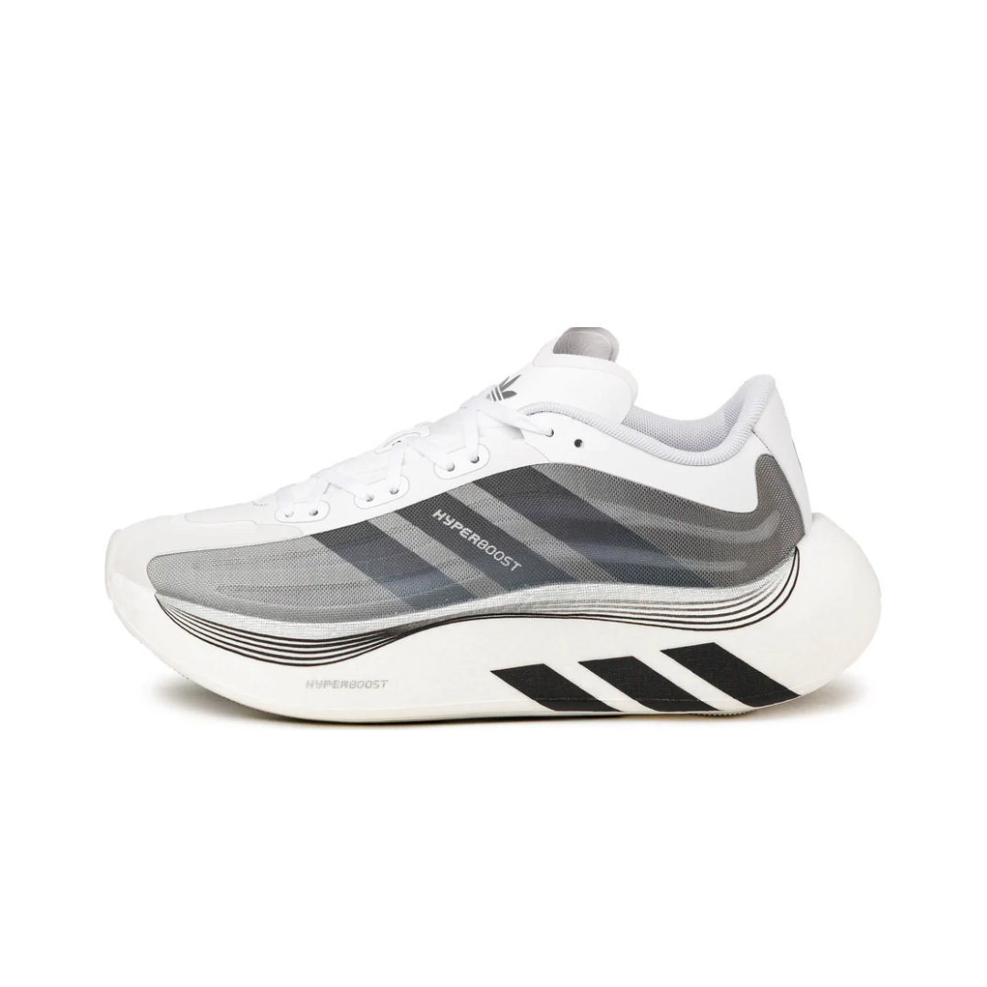 adidas Hyper Boost Euphoria LT Black White Silver Metallic