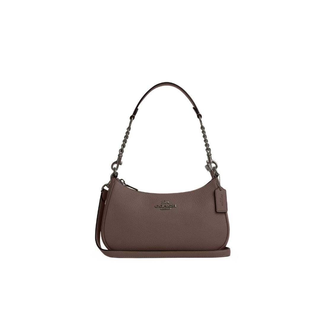 COACH Teri Shoulder Bag Dark Stone