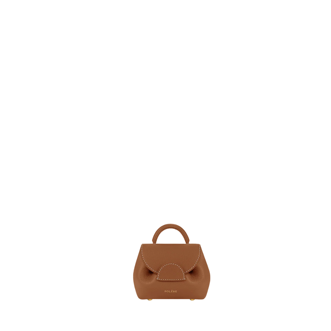 polene Numéro Un Micro Edition Textured Camel