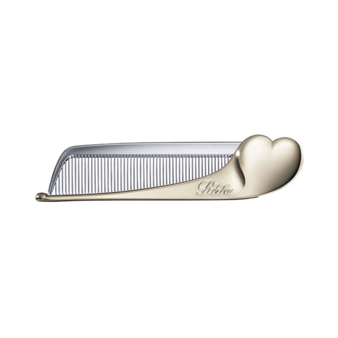Refa Heart Comb Aira Champagne Gold