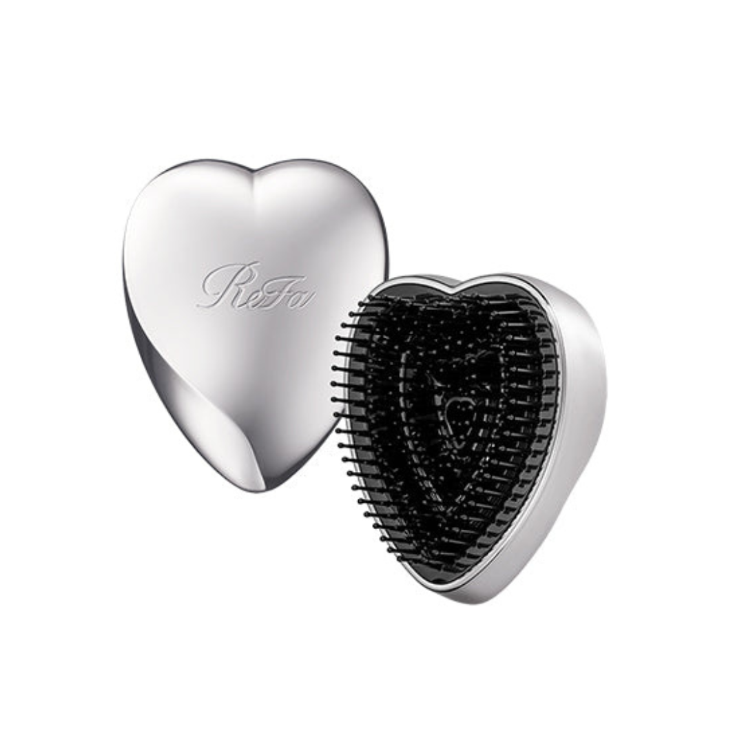 Refa Heart Brush Silver mini