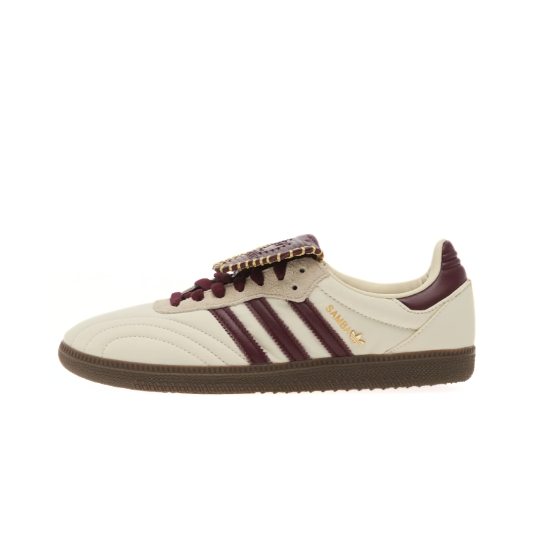 adidas Samba LT Cream White Maroon Gold Metallic (W)