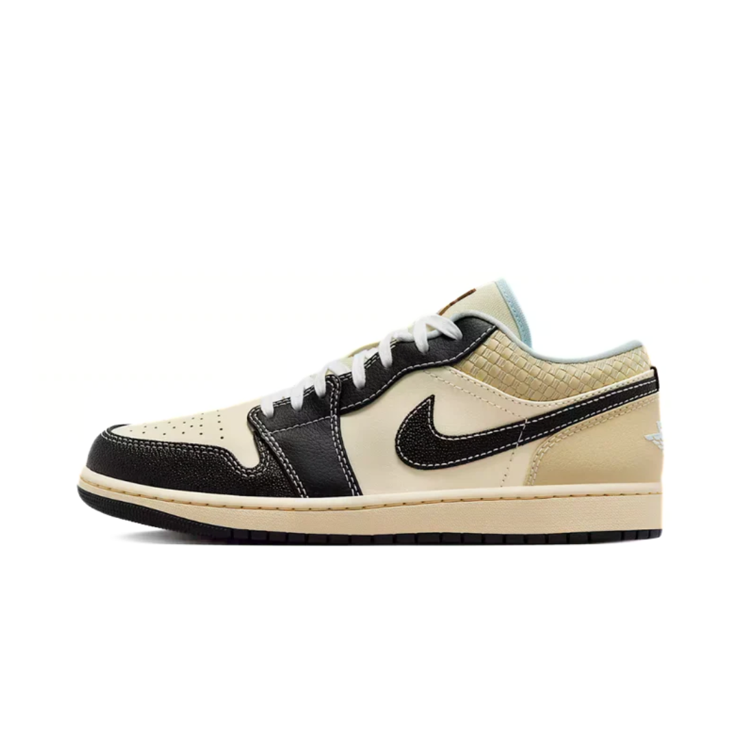 Jordan 1 Low SE Coconut Milk Black Muslin