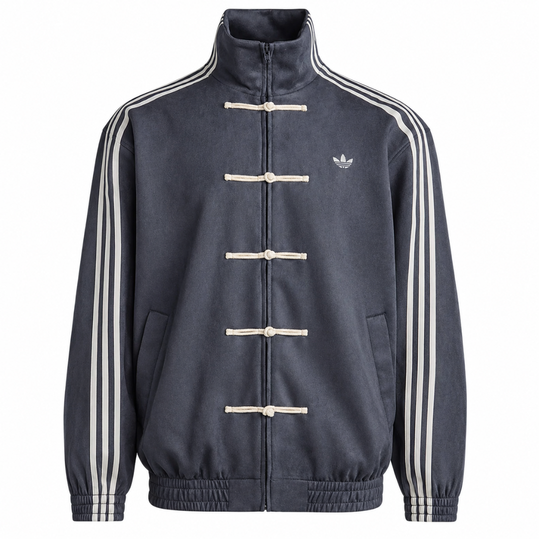 ADIDAS ORIGINALS CTT Chinese Track Top Casual Jacket Dark Grey