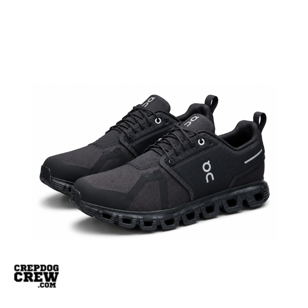 On Running Cloud 6 Waterproof All Black