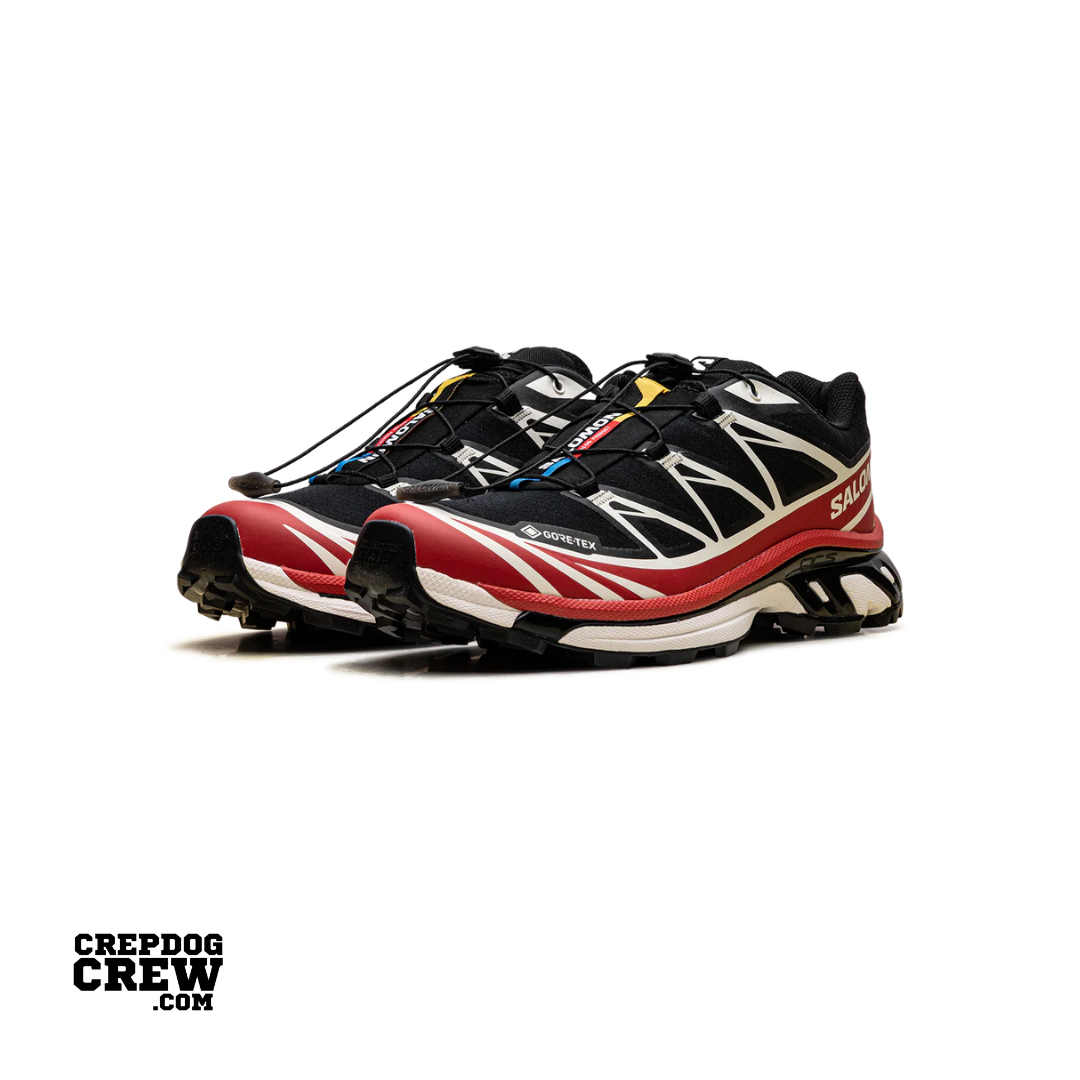 Salomon XT-6 Gore-Tex Black Flame Scarlet